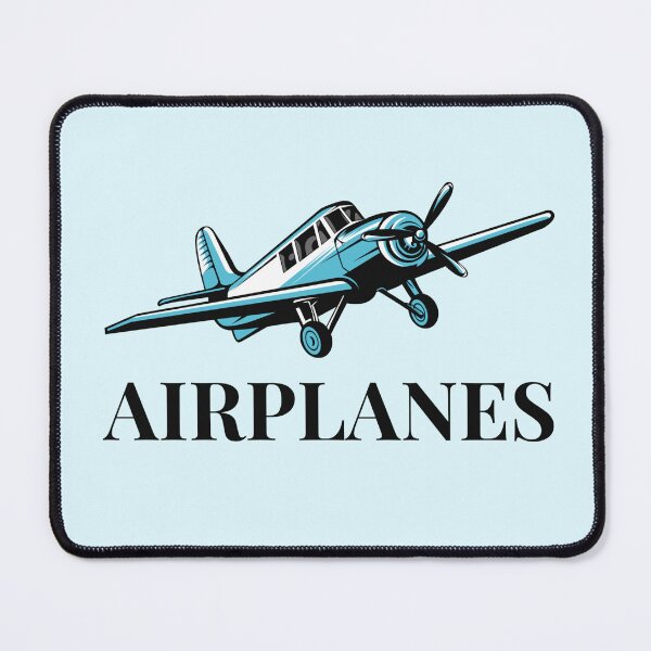 Item preview, blue airplanes vintage taildragger art 3 blade prop designed and sold by PilotandPlane.