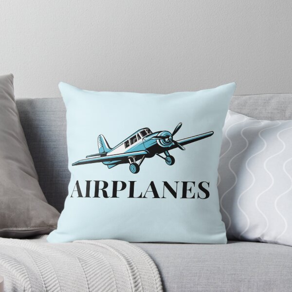 Item preview, blue airplanes vintage taildragger art 3 blade prop designed and sold by PilotandPlane.