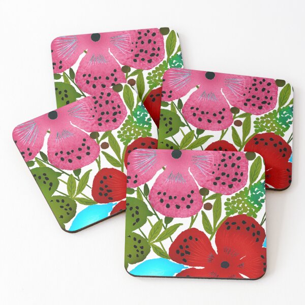 Item preview, Bold Big Flowers Colored designed and sold by ckylin.