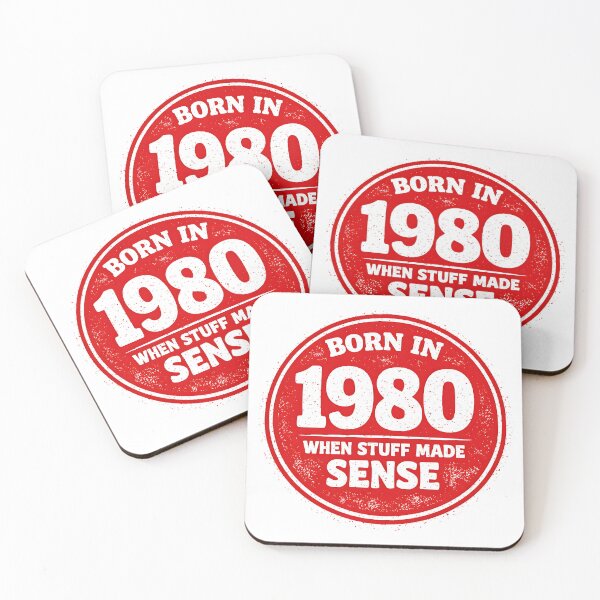 Item preview, BORN IN 1980 WHEN STUFF MADE SENSE designed and sold by kirstenstration.