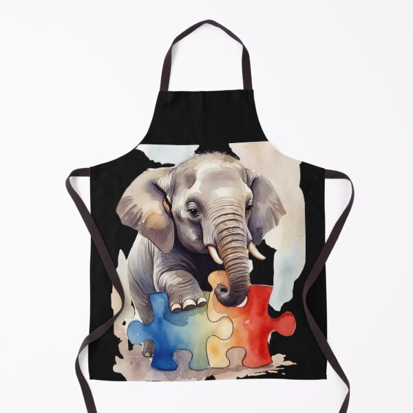 Item preview, Elephant Autism Awareness Puzzle Neurodiversity Acceptance designed and sold by GrumpySableye.