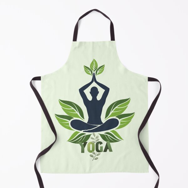 Item preview, Yoga Lotus Silhouette with Botanical Leaves designed and sold by LoudVictory.
