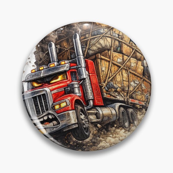 Item preview, Angry Overloaded Truck Struggling Forward designed and sold by SpicyWind.