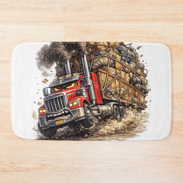Item preview, Angry Overloaded Truck Struggling Forward designed and sold by SpicyWind.