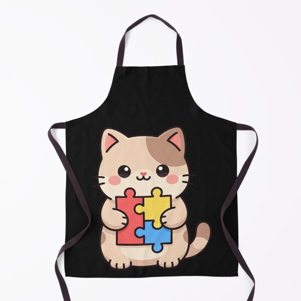 Item preview, Autism Awareness Cat Puzzle Piece Neurodiversity designed and sold by GrumpySableye.