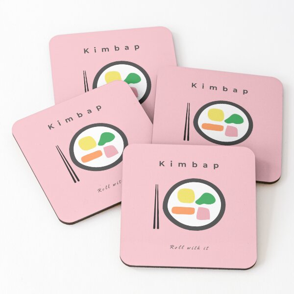 Item preview, Minimalist Kimbap Wall Art – Kitchen Garden Series No.07 (Pink) designed and sold by Bloom & Heart.