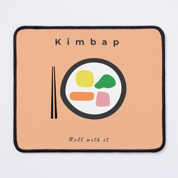 Item preview, Minimalist Kimbap Wall Art – Kitchen Garden Series No.07 (orange) designed and sold by Bloom & Heart.