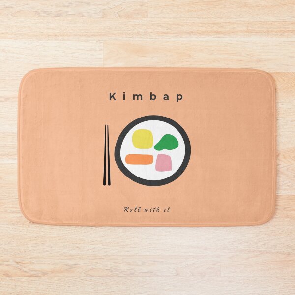 Item preview, Minimalist Kimbap Wall Art – Kitchen Garden Series No.07 (orange) designed and sold by Bloom & Heart.