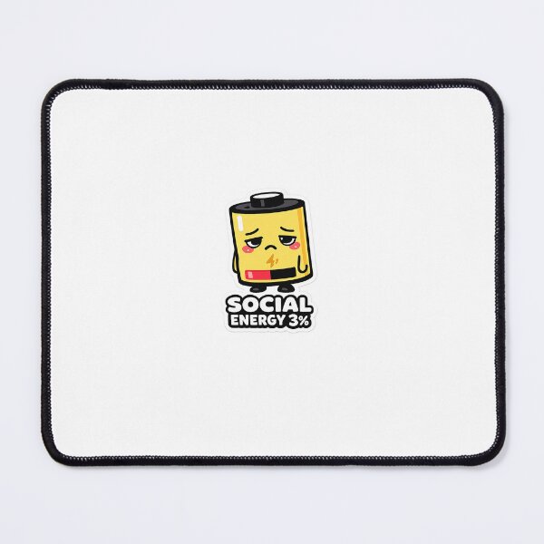 Item preview, Social Energy 3% Cute Battery Sticker designed and sold by Great world.