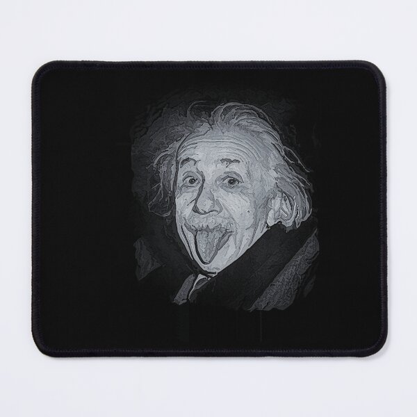Item preview,  Albert Einstein poking out his tongue spooky version designed and sold by stevepaint.