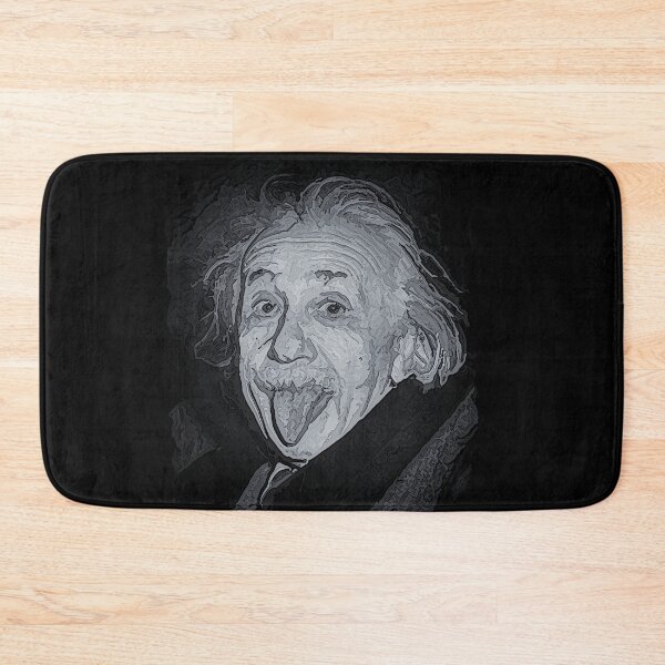 Item preview,  Albert Einstein poking out his tongue spooky version designed and sold by stevepaint.