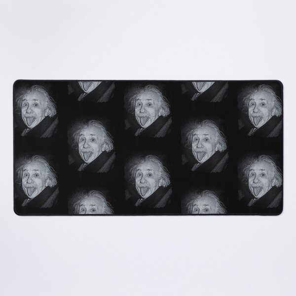 Item preview, Albert Einstein poking out his tongue spooky version designed and sold by stevepaint.