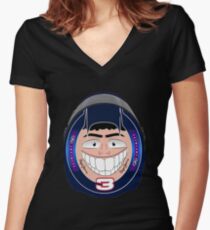 Fast Racer Daniel Ricciardo #2 Women's Fitted V-Neck T-Shirt