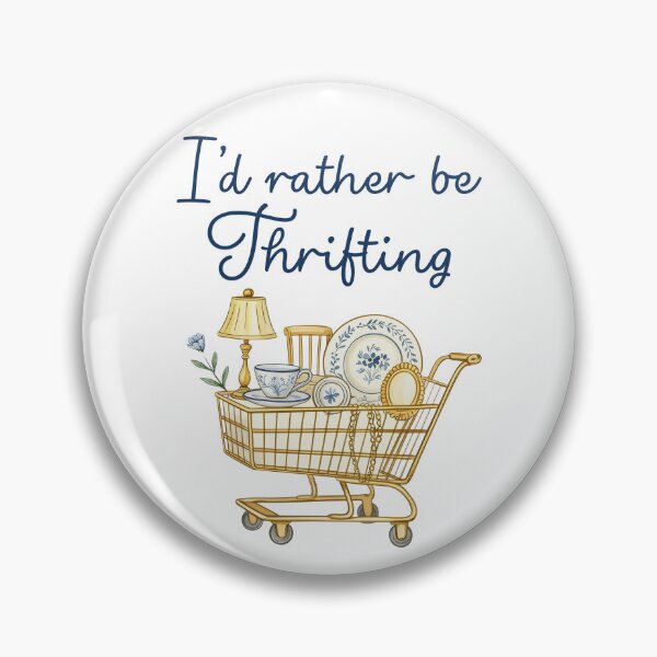 Item preview, I'd Rather Be Thrifting Vintage designed and sold by CapSoulCo.