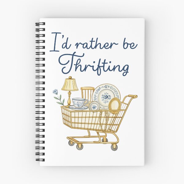 Item preview, I'd Rather Be Thrifting Vintage designed and sold by CapSoulCo.
