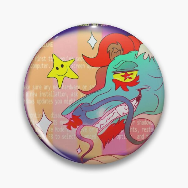 Item preview, Dragon Star Pin designed and sold by Inky-Art-Corner.