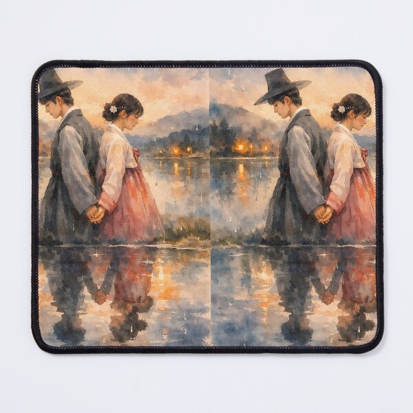 Item preview, Reflections of a Silent Love – Rainy Dusk Watercolor designed and sold by Y-MOONSTAR.