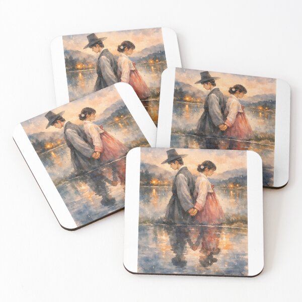 Item preview, Reflections of a Silent Love – Rainy Dusk Watercolor designed and sold by Y-MOONSTAR.