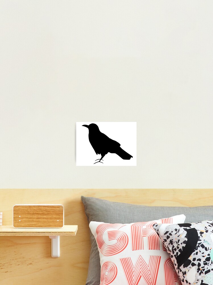 Thumbnail 2 of 3, Photographic Print, Crow side profile designed and sold by RumbleJacque.