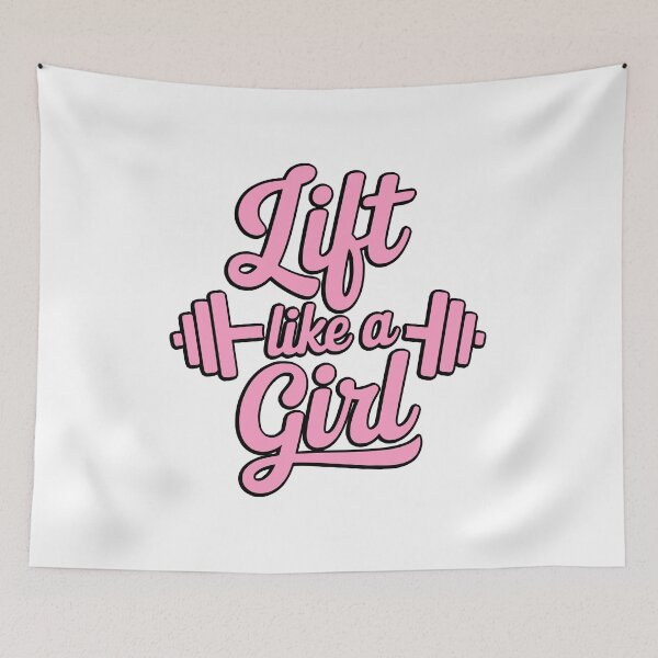 Item preview, Lift Like A Girl! Pink Gym Girls designed and sold by PMCreative.