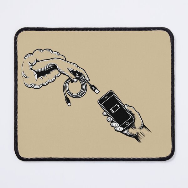 Item preview, Divine Salvation - Funny Phone Charger Art Meme Relatable Renaissance designed and sold by VibeMax.
