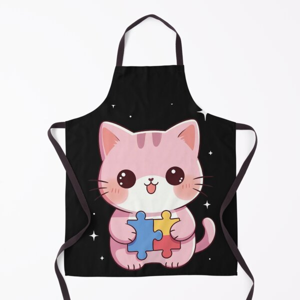 Item preview, Autism Acceptance Cat Puzzle Piece Neurodiversity Support designed and sold by GrumpySableye.