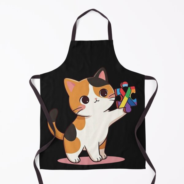 Item preview, Calico Cat Autism Awareness Puzzle Piece Neurodiversity Support designed and sold by GrumpySableye.