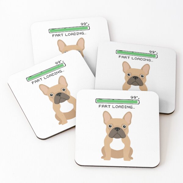 Item preview, Fart Loading Please Wait Funny French Bulldog Meme designed and sold by Petzzz.