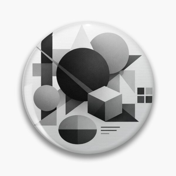 Item preview, Geometric Composition in Monochrome Balance designed and sold by JuViRo.