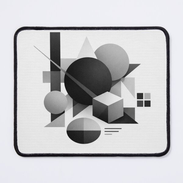 Item preview, Geometric Composition in Monochrome Balance designed and sold by JuViRo.