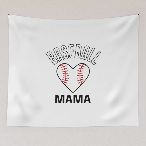 Item preview, Baseball Mom Baseball Heart designed and sold by Sartoris Art.