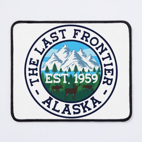 Item preview, Alaska The Last Frontier Mountains Moose Souvenir Sticker designed and sold by KGN CREATIVITY.