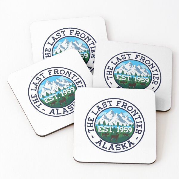 Item preview, Alaska The Last Frontier Mountains Moose Souvenir Sticker designed and sold by KGN  CREATIVITY.