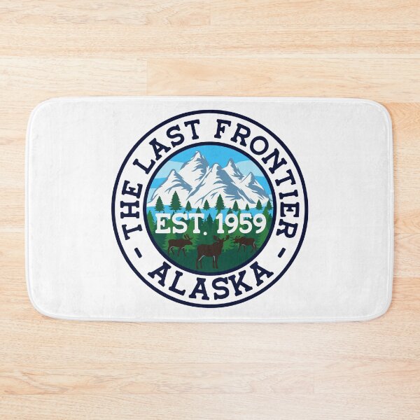 Item preview, Alaska The Last Frontier Mountains Moose Souvenir Sticker designed and sold by KGN  CREATIVITY.
