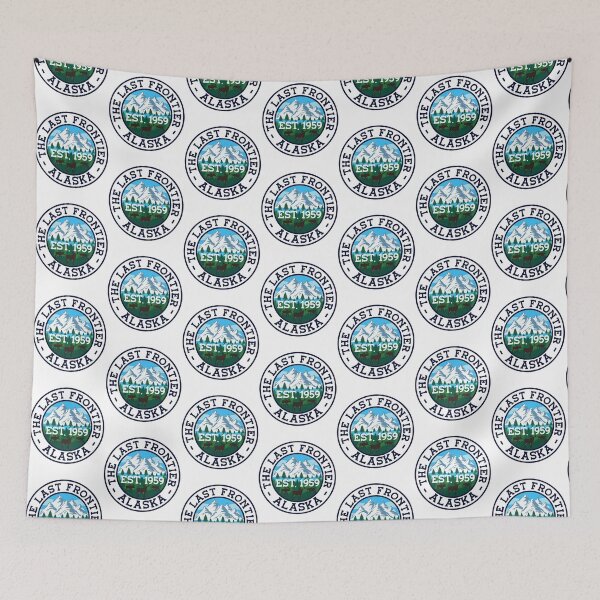 Item preview, Alaska The Last Frontier Mountains Moose Souvenir Sticker designed and sold by KGN  CREATIVITY.