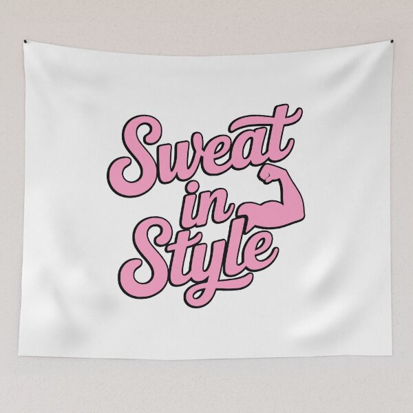 Item preview, Sweat In Style! Pink Gym Girls designed and sold by PMCreative.
