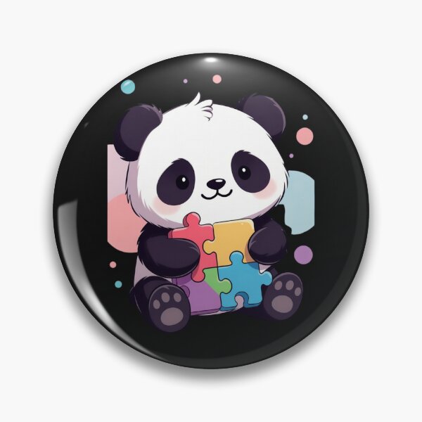 Item preview, Panda Autism Awareness Puzzle Neurodiversity designed and sold by GrumpySableye.