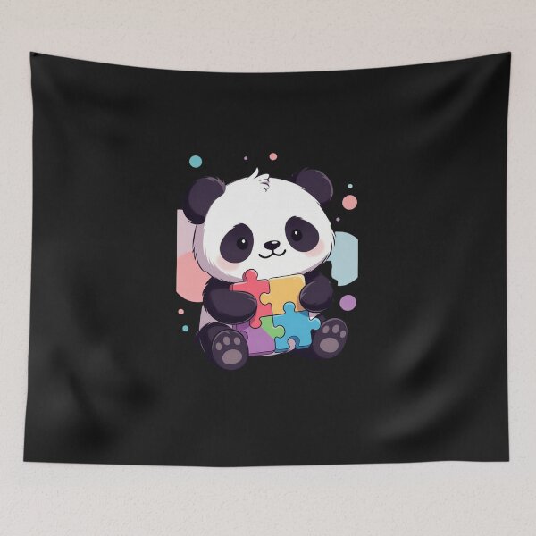 Item preview, Panda Autism Awareness Puzzle Neurodiversity designed and sold by GrumpySableye.