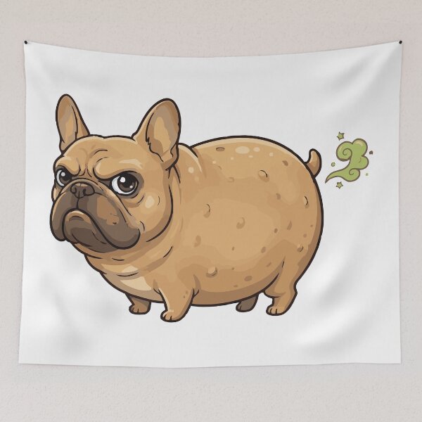 Item preview, The Farting Potato Funny French Bulldog Nickname designed and sold by Petzzz.