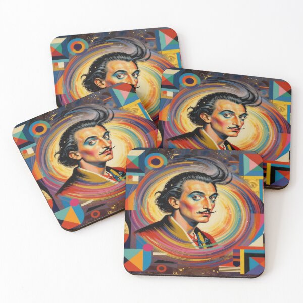 Item preview, Surreal Portrait Art with Bold Colors and Modern Geometric Fusion designed and sold by FotoworldEdel.
