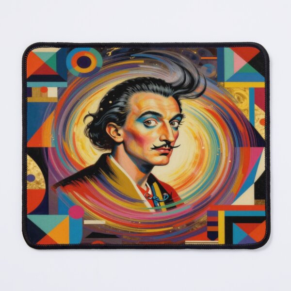 Item preview, Surreal Portrait Art with Bold Colors and Modern Geometric Fusion designed and sold by FotoworldEdel.