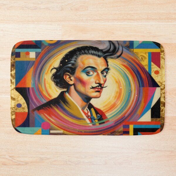 Item preview, Surreal Portrait Art with Bold Colors and Modern Geometric Fusion designed and sold by FotoworldEdel.