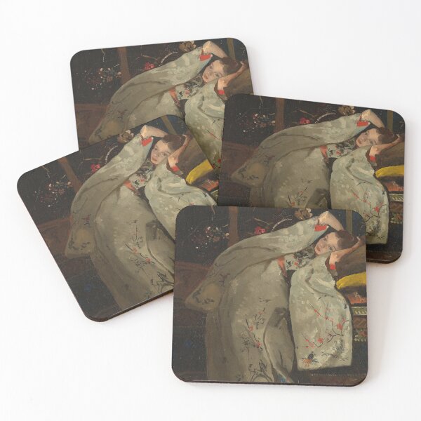 Item preview, White Kimono Girl Portrait, Antique Woman Portrait, Vintage Art Print designed and sold by SavageVision.