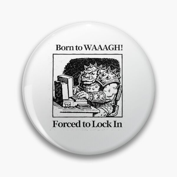 Item preview, Warhammer Orc War Boss, orcs, born to forced to lock in designed and sold by borenclolahroy.