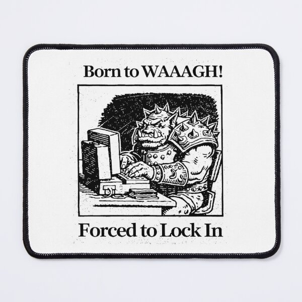Item preview, Warhammer Orc War Boss, orcs, born to forced to lock in designed and sold by borenclolahroy.