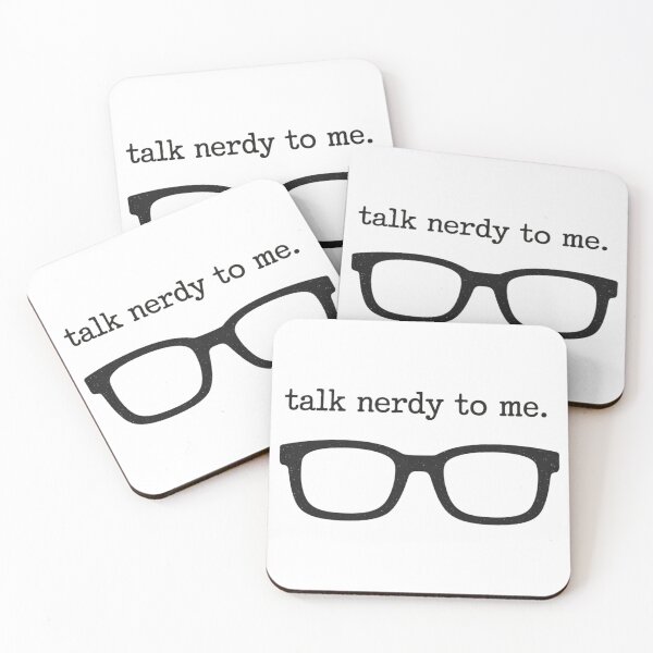Item preview, talk nerdy to me. designed and sold by sarahdoesdesign.