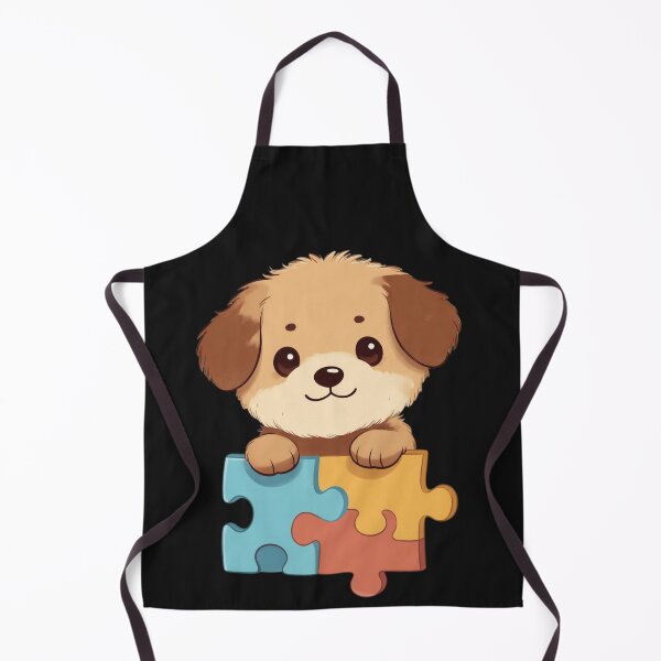 Item preview, Autism Awareness Dog Puzzle Pieces Supporter designed and sold by GrumpySableye.
