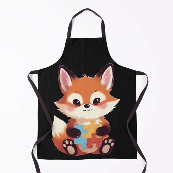 Item preview, Fox Autism Puzzle Piece Awareness Neurodiversity designed and sold by GrumpySableye.