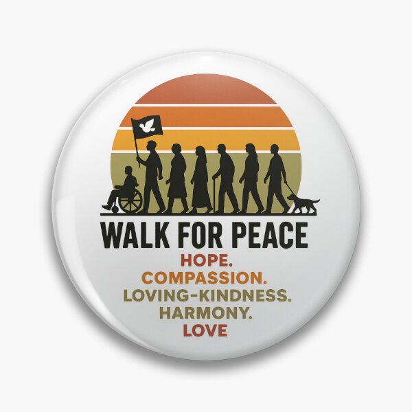 Item preview, Walk for Peace - Buddhist Monks Compassion designed and sold by ZBIFBOUETLA.