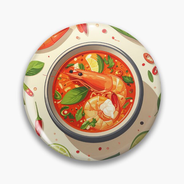 Item preview, Tom Yum Thai Food Pattern designed and sold by MIXER'07.